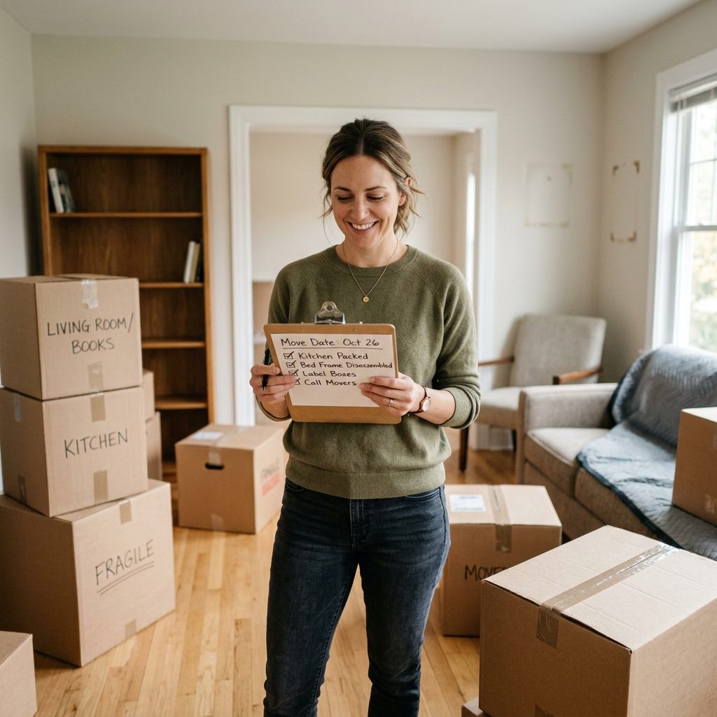 Checklist para vaciar una casa sin estrés